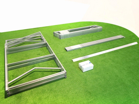 zdjęcie Szklarnia z POLIWĘGLANU Gracja profil stalowy ocynkowany 30x20mm ze sklepu maleszklarnie.pl